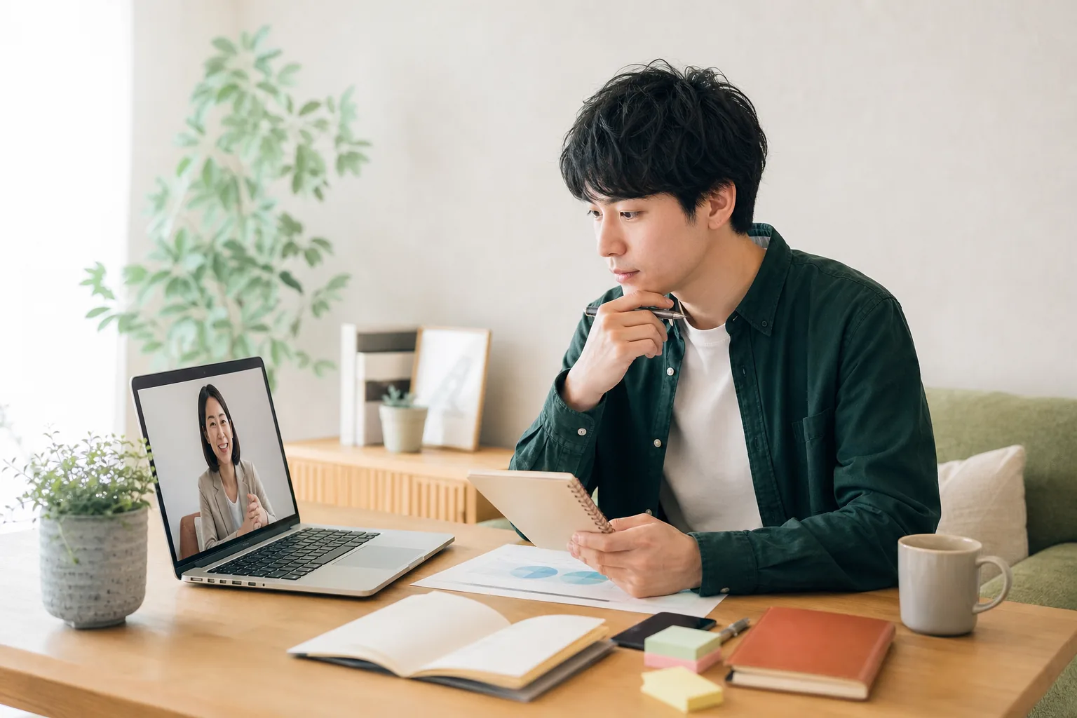 転職エージェントとの相性を考えながらキャリアを整理するイメージ