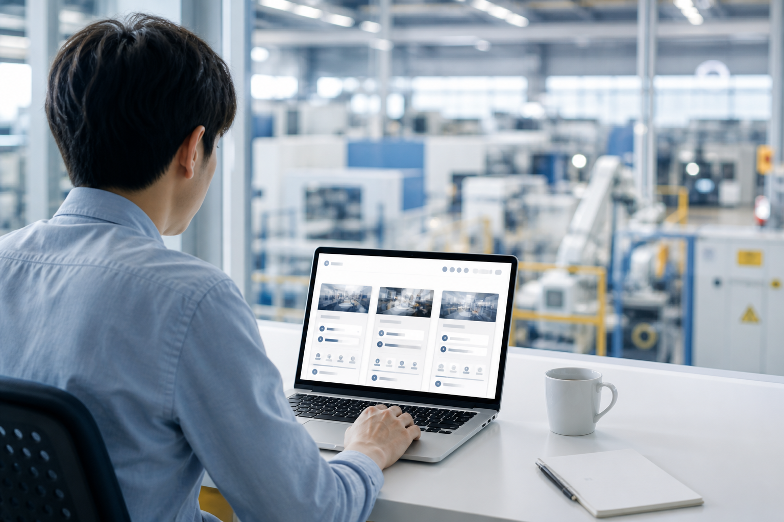 工場や製造業の求人条件を比較しているイメージ