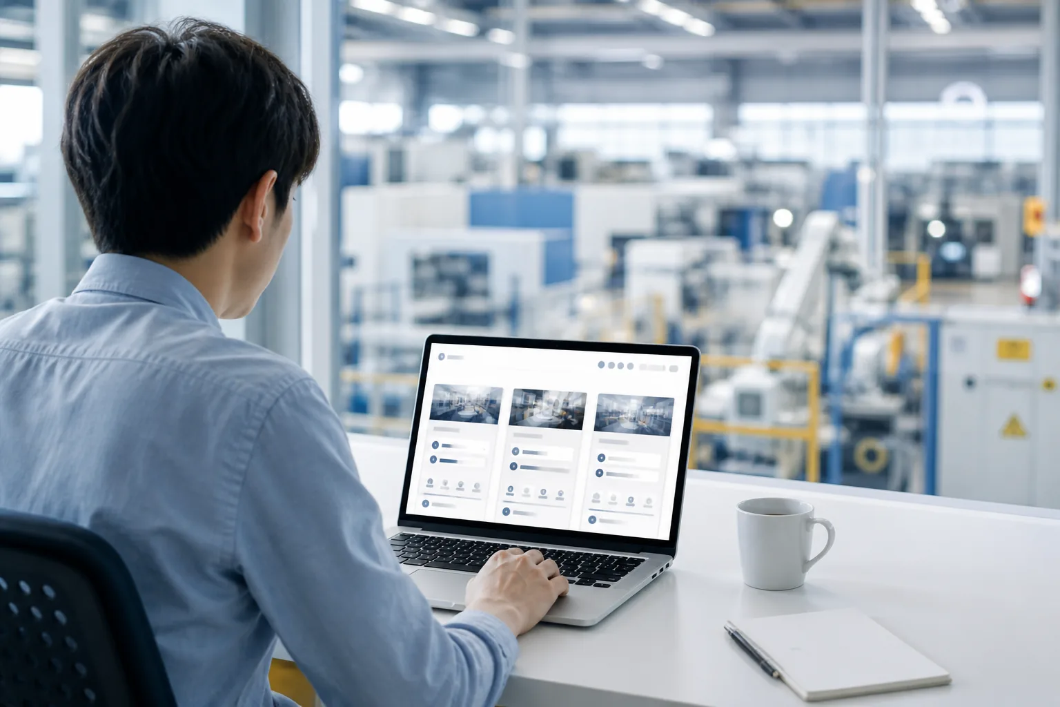 工場や製造業の求人条件を比較しているイメージ